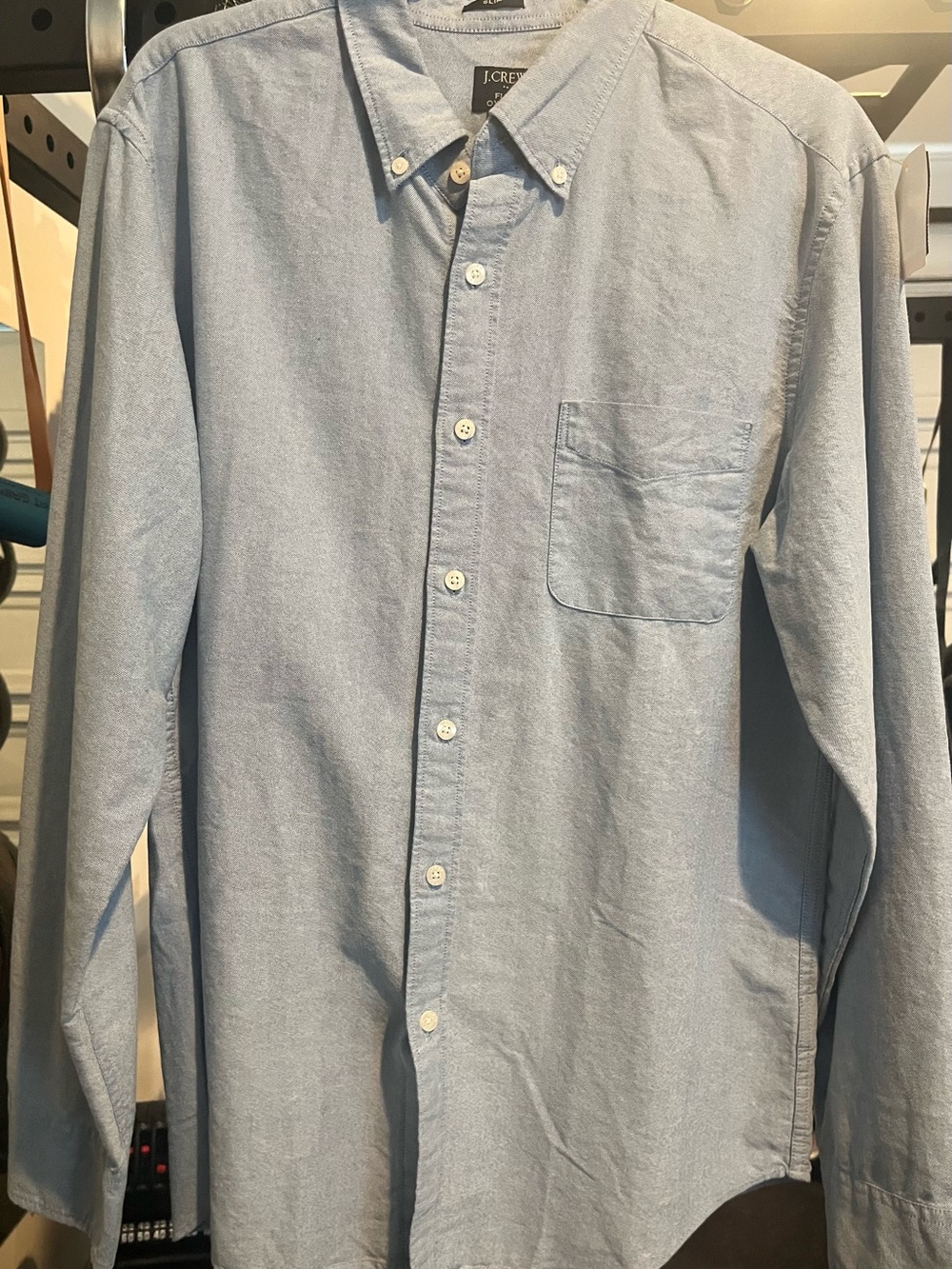 Men’s J. Crew Light Blue Button-Down Oxford Shirt